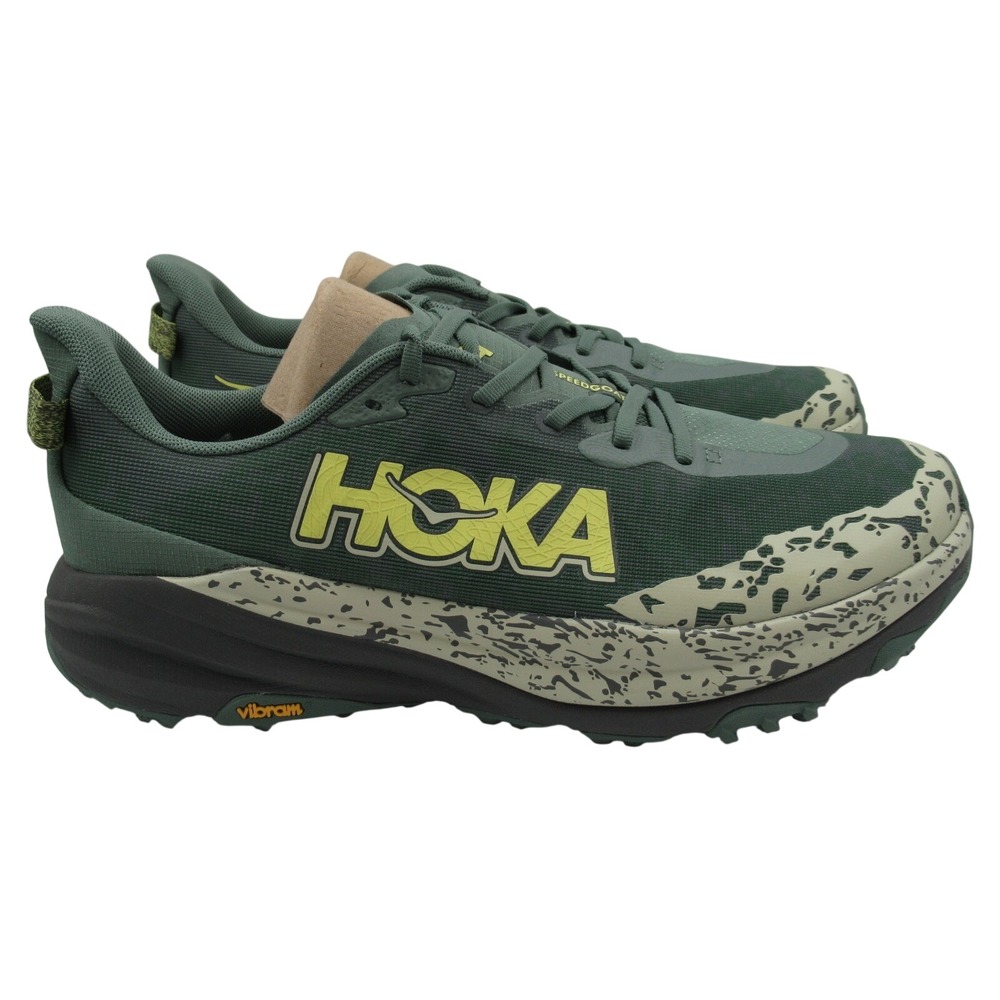 Hoka Speedgoat 6 Wide Trail Running Shoes Forest Green 1147830 FNS Mens 13 2E